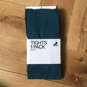 Turquoise tights